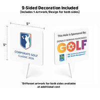 Custom Logo Tournament Tee Box Markers