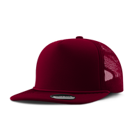 Custom Logo Traditional 5-Panel Foam Cap with Rope