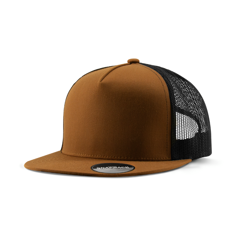 Custom Logo Traditional 5-Panel Pro Trucker Cap