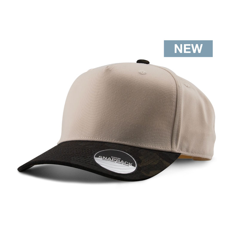 Custom Logo Traditional Division Combo 5-Panel Cap