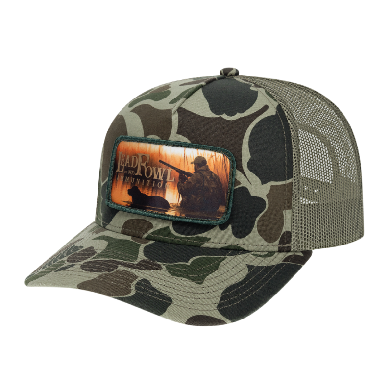 Custom Logo Traditional Duck Camo Trucker Mesh Back Cap