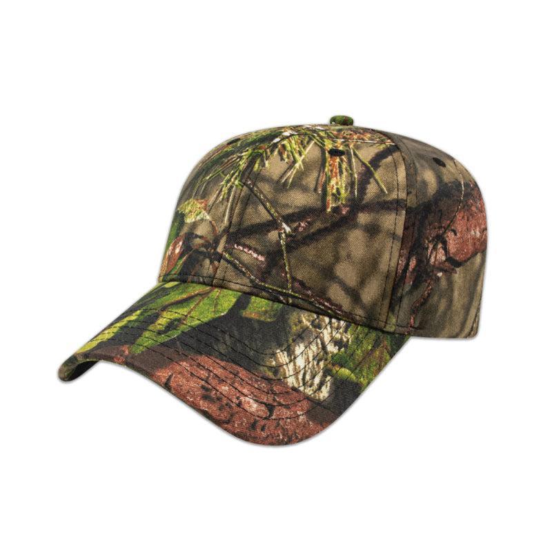 Custom Logo Traditional Structured Six Panel Camo Cap