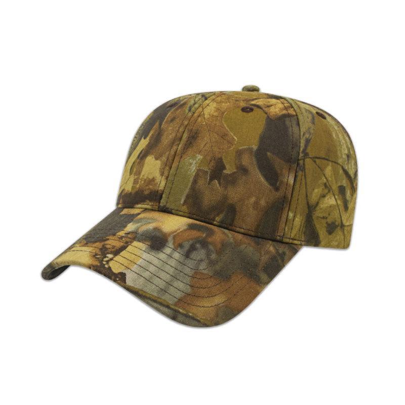 Custom Logo Traditional Structured Six Panel Camo Cap