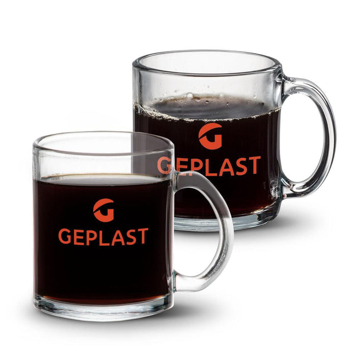 Custom Logo Trenton Glass Coffee Mug - 11oz/13oz