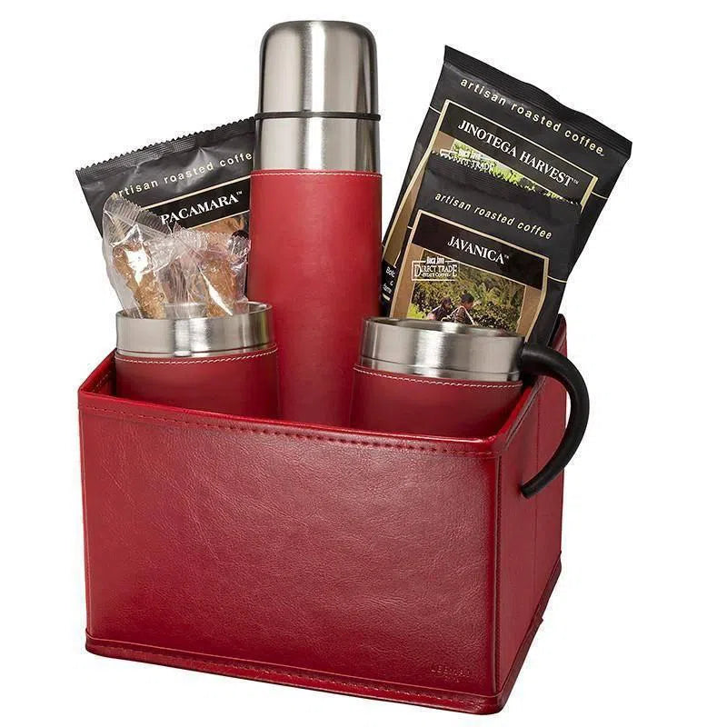 Custom Logo Tuscany Thermal Bottle & Cups Coffee Set