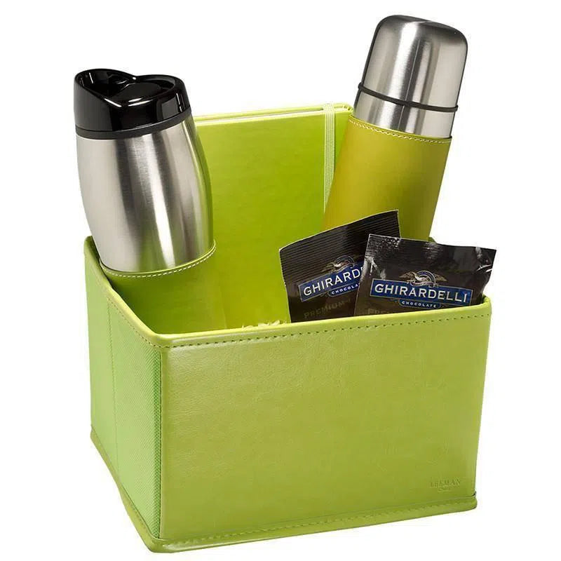 Custom Logo Tuscany Thermal Bottle, Tumbler & Journal Ghirardelli Gift Set
