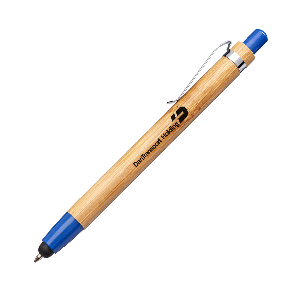 Custom Logo Twain Bamboo Pen & Stylus