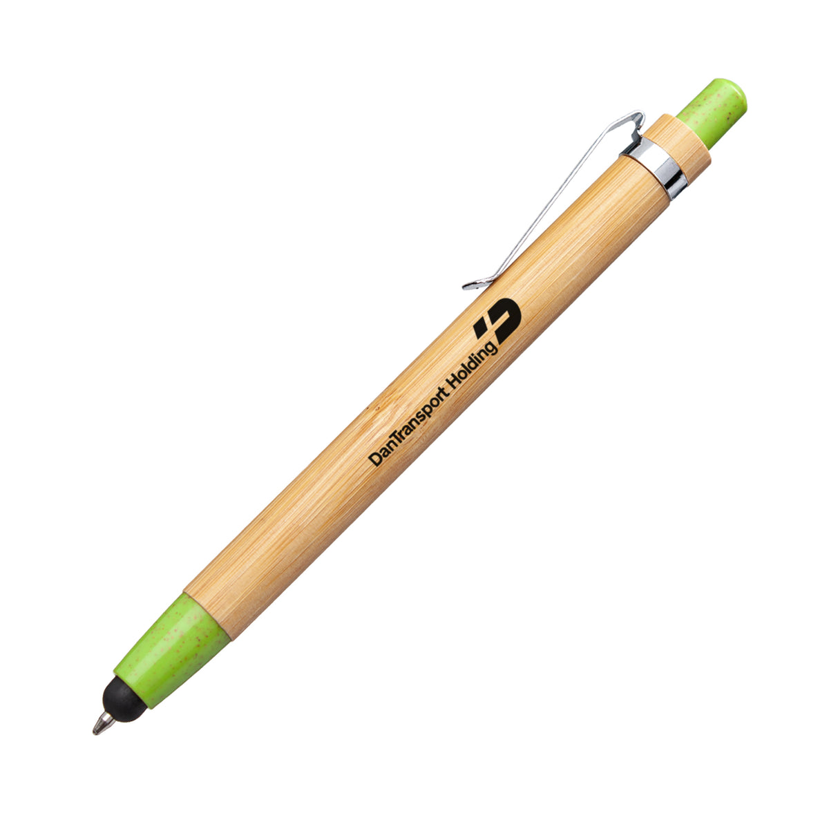 Custom Logo Twain Bamboo Pen & Stylus