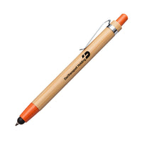 Custom Logo Twain Bamboo Pen & Stylus