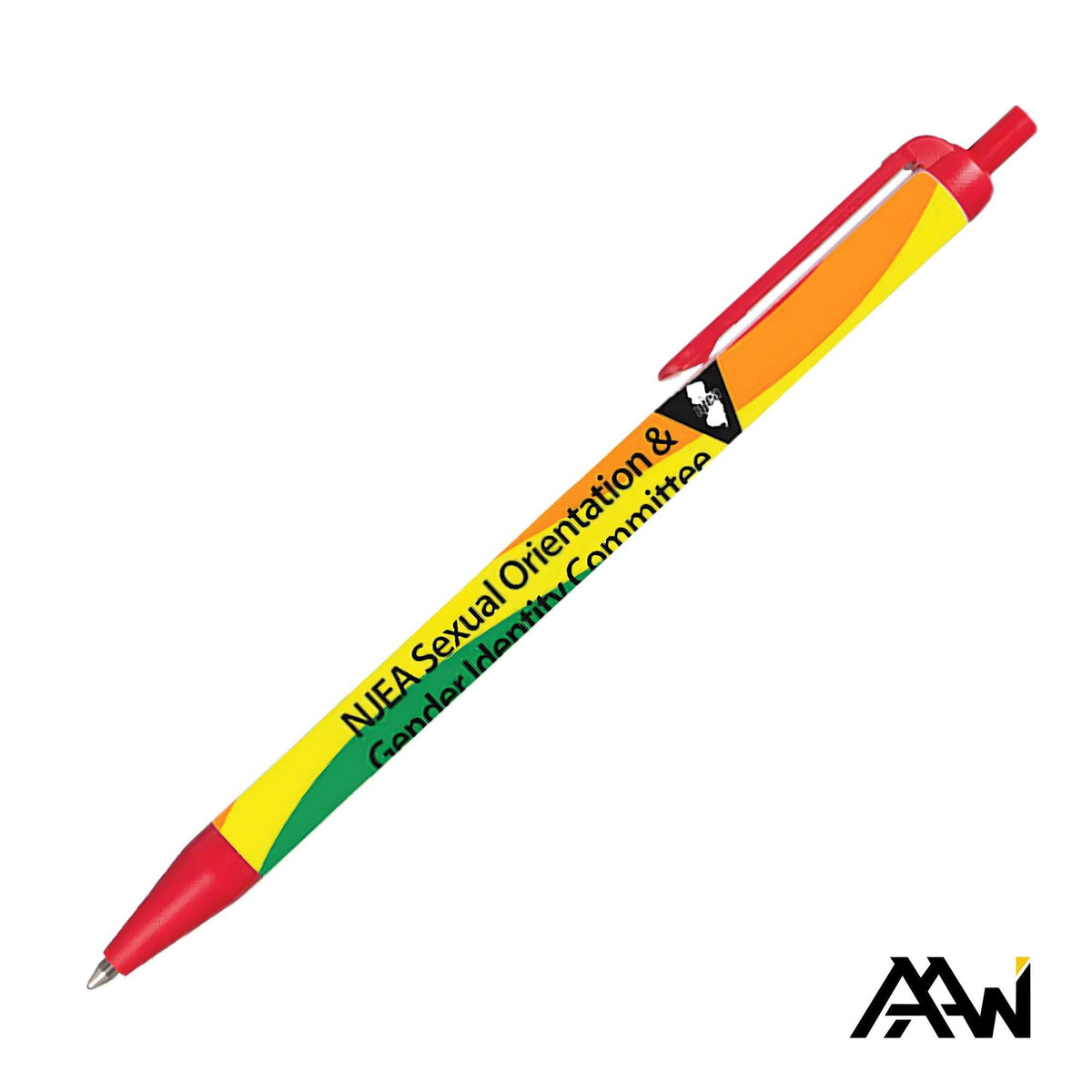 Custom Logo Value Slim Vividprint™ Pen w/Matte Trim