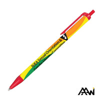 Custom Logo Value Slim Vividprint™ Pen w/Matte Trim