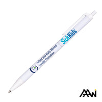 Custom Logo Value Slim Vividprint™ Pen w/Matte Trim