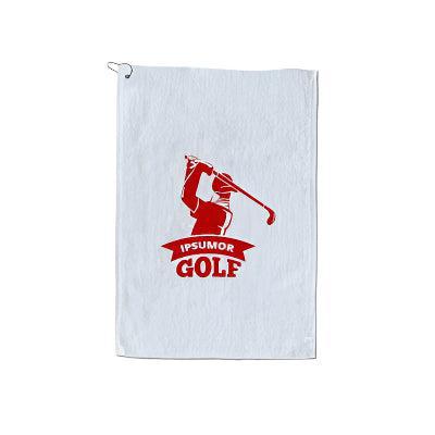 Custom Logo Velour Terry Towel