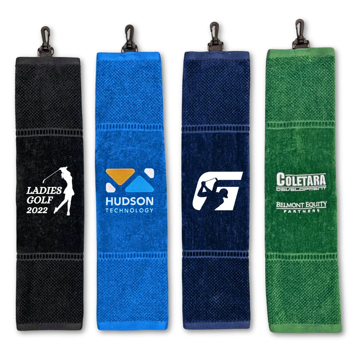 Custom Logo Velour Trifold Golf Towel