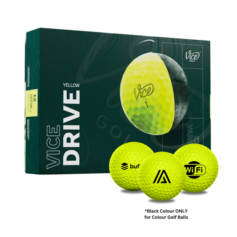 Custom Logo Vice Drive Golf Balls
