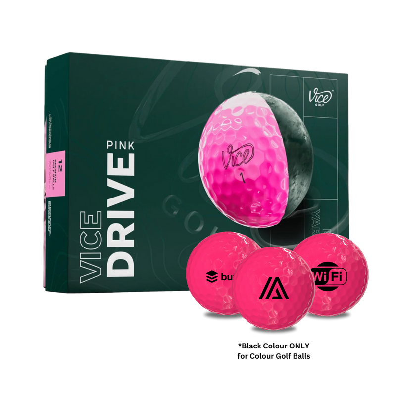 Custom Logo Vice Drive Golf Balls