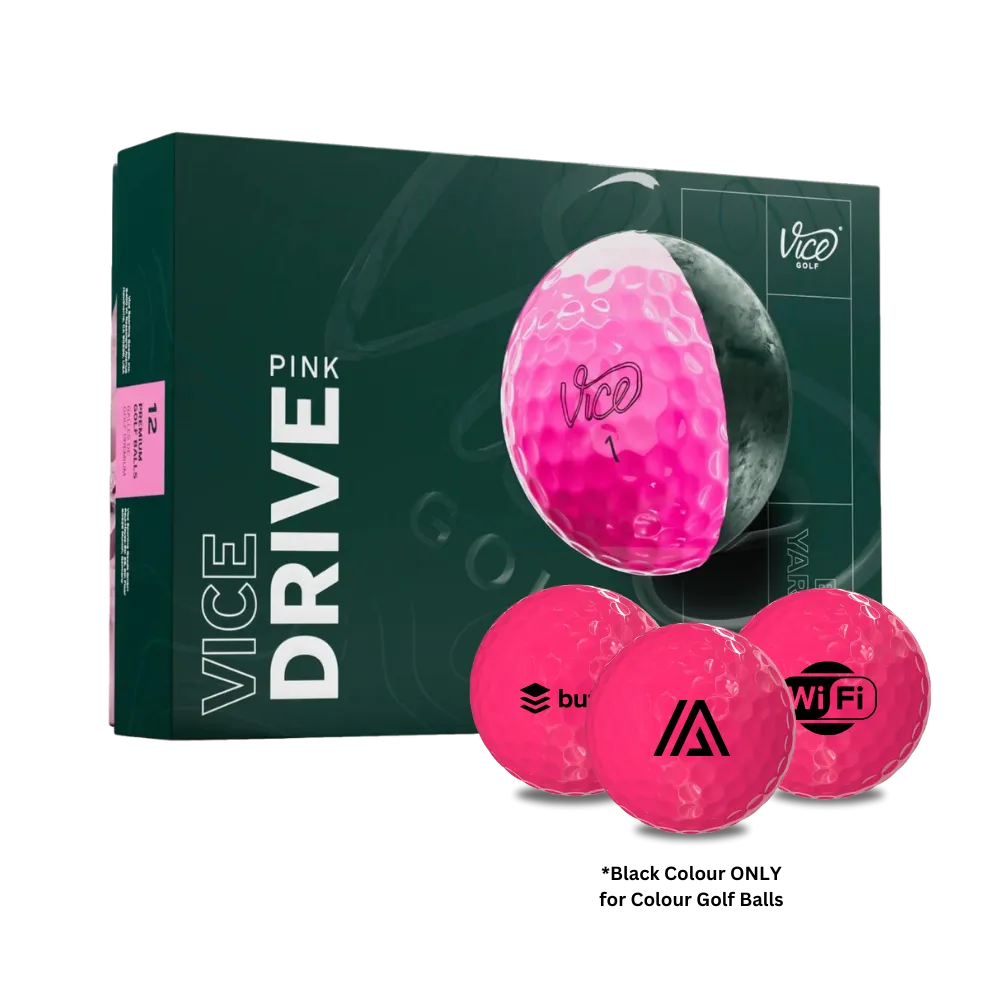 Custom Logo Vice Drive Golf Balls