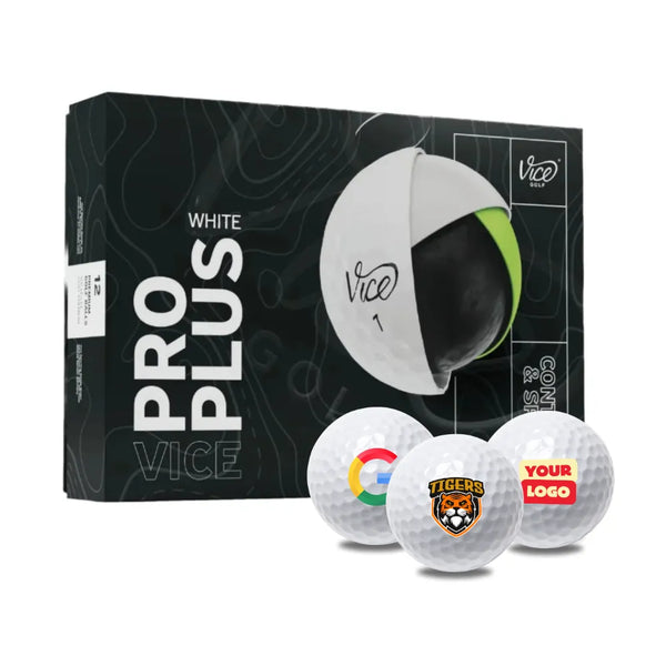 Custom Logo Vice Pro Plus Golf Balls
