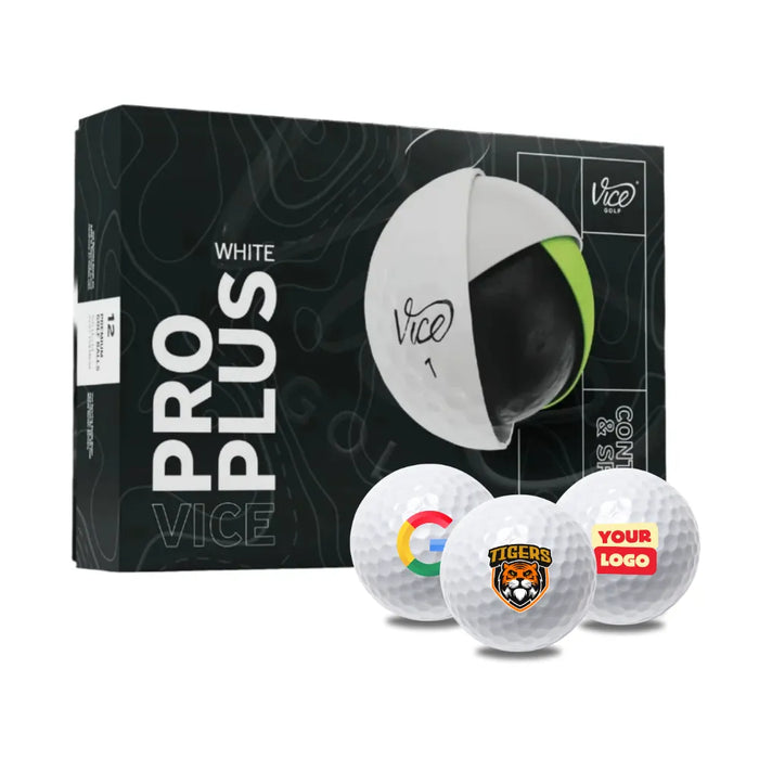 Custom Logo Vice Pro Plus Golf Balls