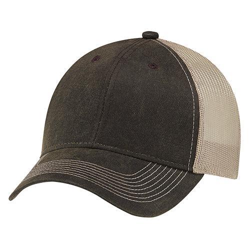 Custom Logo Weathered 6 Panel Trucker Hat