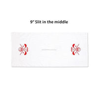 Custom Logo Terry White Caddy Towel