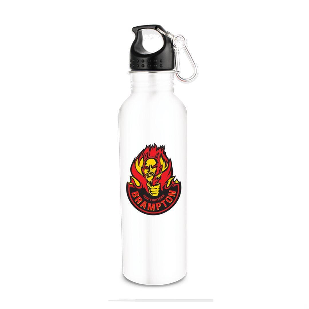 Custom Logo Wide Mouth Flair Bottle with Carabiner - 25oz