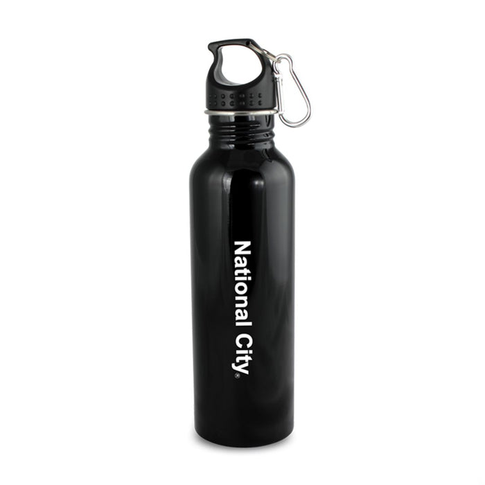 Custom Logo Wide Mouth Flair Bottle with Carabiner - 25oz