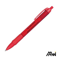 Custom Logo Widebody Grip Pen Translucent Barrel - Matte