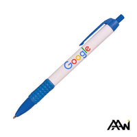 Custom Logo Widebody Grip Pen VividPrint™ Barrel - Matte Colored Accent
