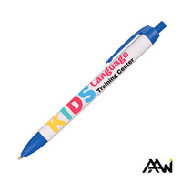 Custom Logo Widebody Pen Vividprint™ Barrel - Matte Colored Accent