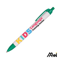 Custom Logo Widebody Pen Vividprint™ Barrel - Matte Colored Accent