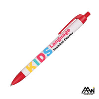 Custom Logo Widebody Pen Vividprint™ Barrel - Matte Colored Accent