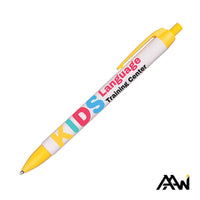 Custom Logo Widebody Pen Vividprint™ Barrel - Matte Colored Accent