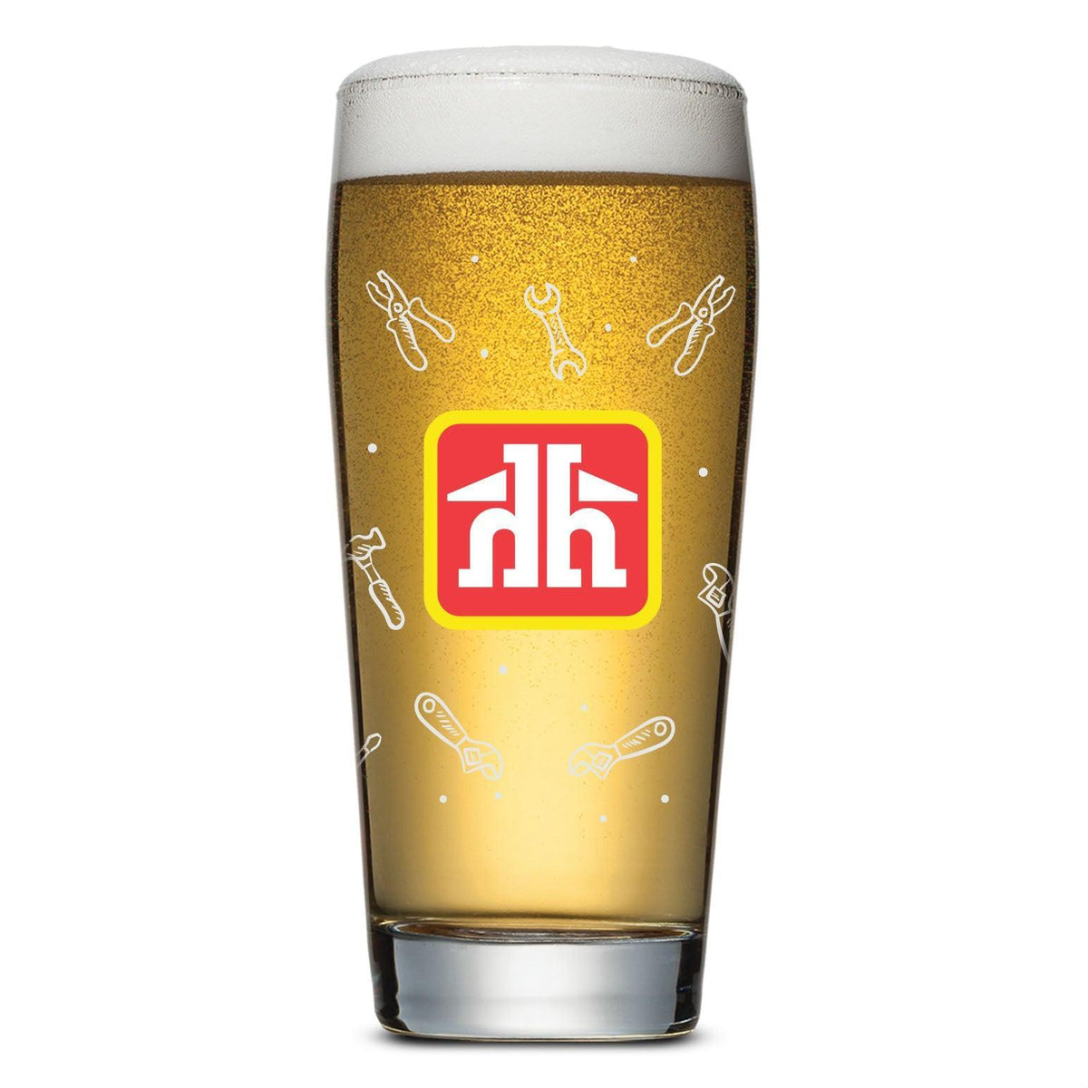 Custom Logo Wilmington Beer Glass - VividPrint™