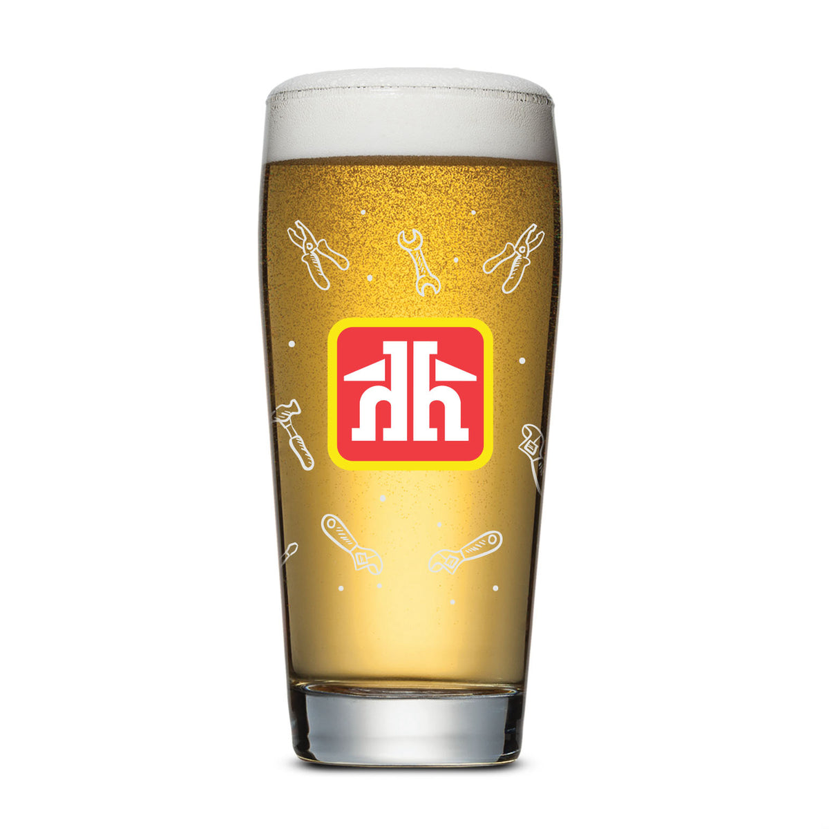 Custom Logo Wilmington Beer Glass - VividPrint™