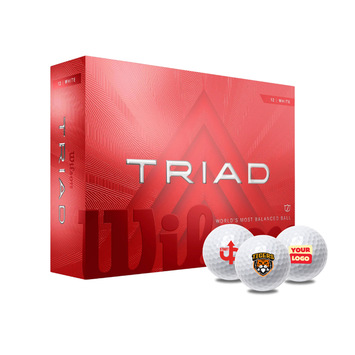 Custom Logo Wilson Triad Golf Balls