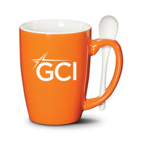 Custom Logo Winfield Mug & Spoon 15oz - Imprinted