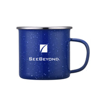 Custom Logo Wren Enamel Mug w/SS Rim - 16oz