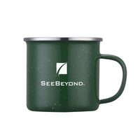 Custom Logo Wren Enamel Mug w/SS Rim - 16oz