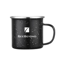 Custom Logo Wren Enamel Mug w/SS Rim - 16oz