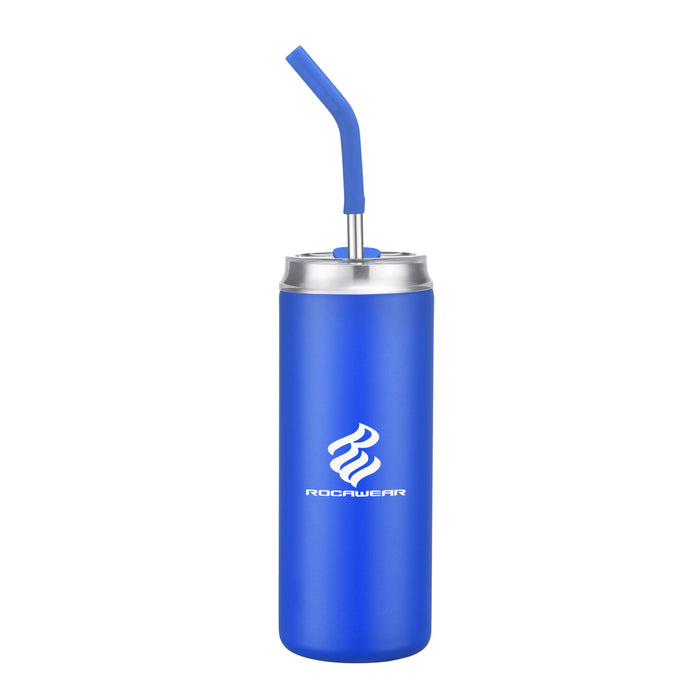 Custom Logo Wynn Tumbler SS Straw w/Silcone Tip - 20oz