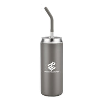 Custom Logo Wynn Tumbler SS Straw w/Silcone Tip - 20oz