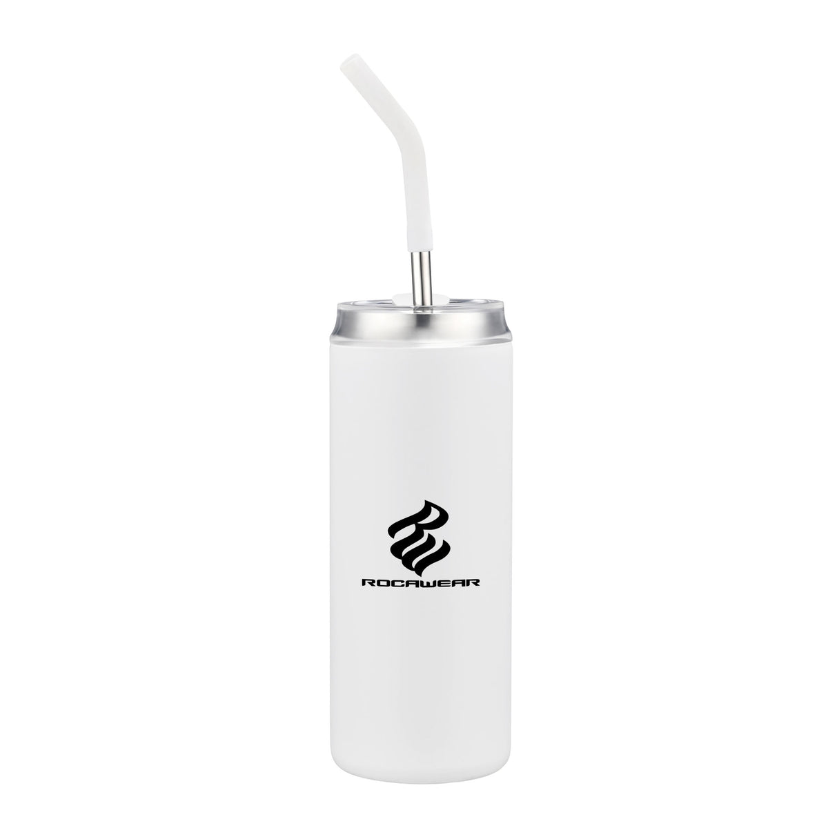 Custom Logo Wynn Tumbler SS Straw w/Silcone Tip - 20oz