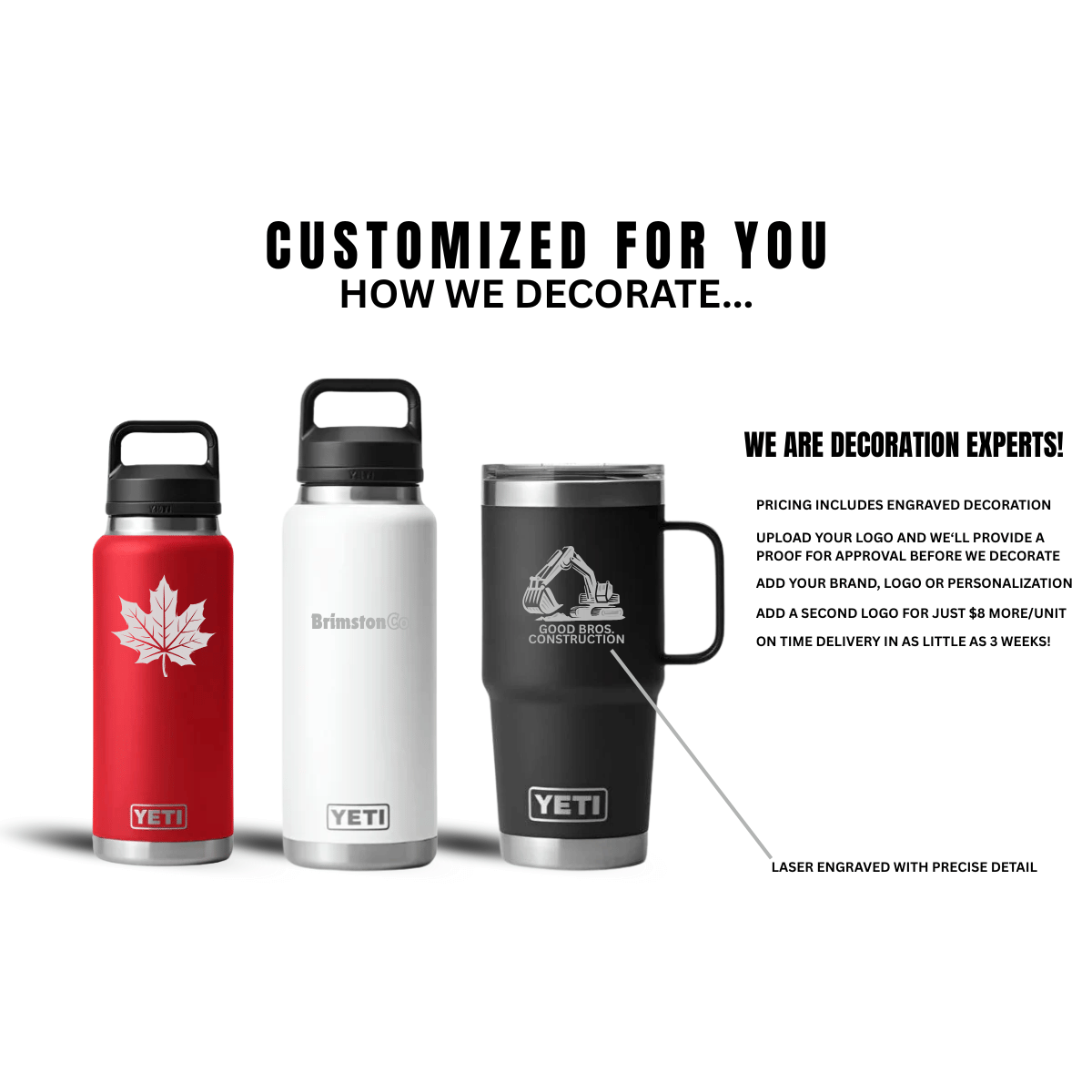 Custom Logo YETI Rambler 1L Bottle with Chug Cap