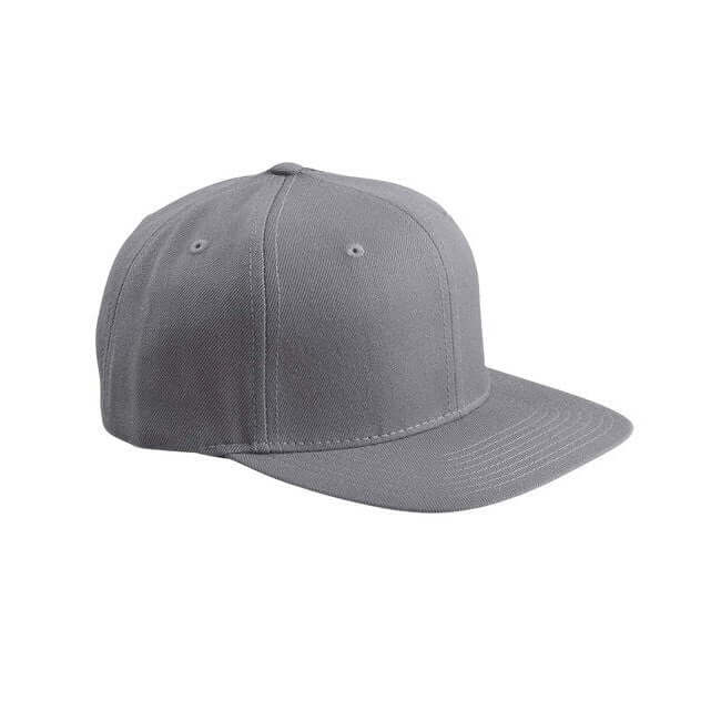 Custom Logo Yupoong Adult Flat Visor Classic Snapback Cap