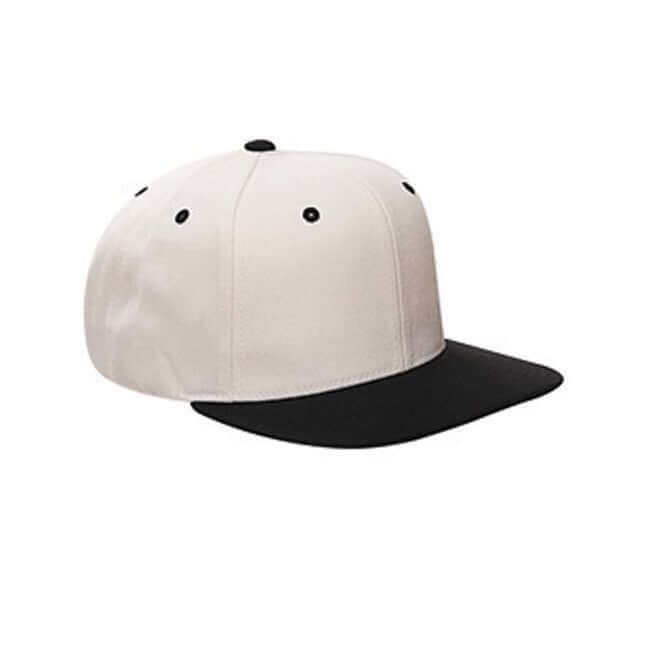 Custom Logo Yupoong Adult Flat Visor Classic Snapback Cap