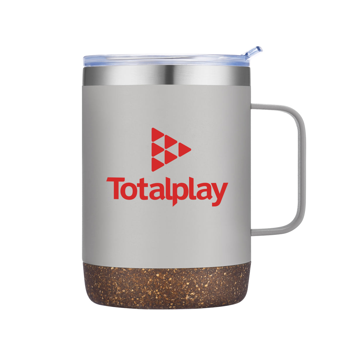 Custom Logo Zeya Vacuum Mug w/Cork - 12oz