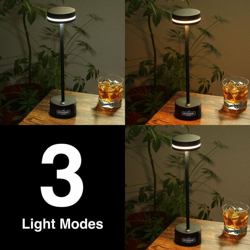 Custom Logo reNew Nightshade Rechargeable 3 Mode Desk Lamp