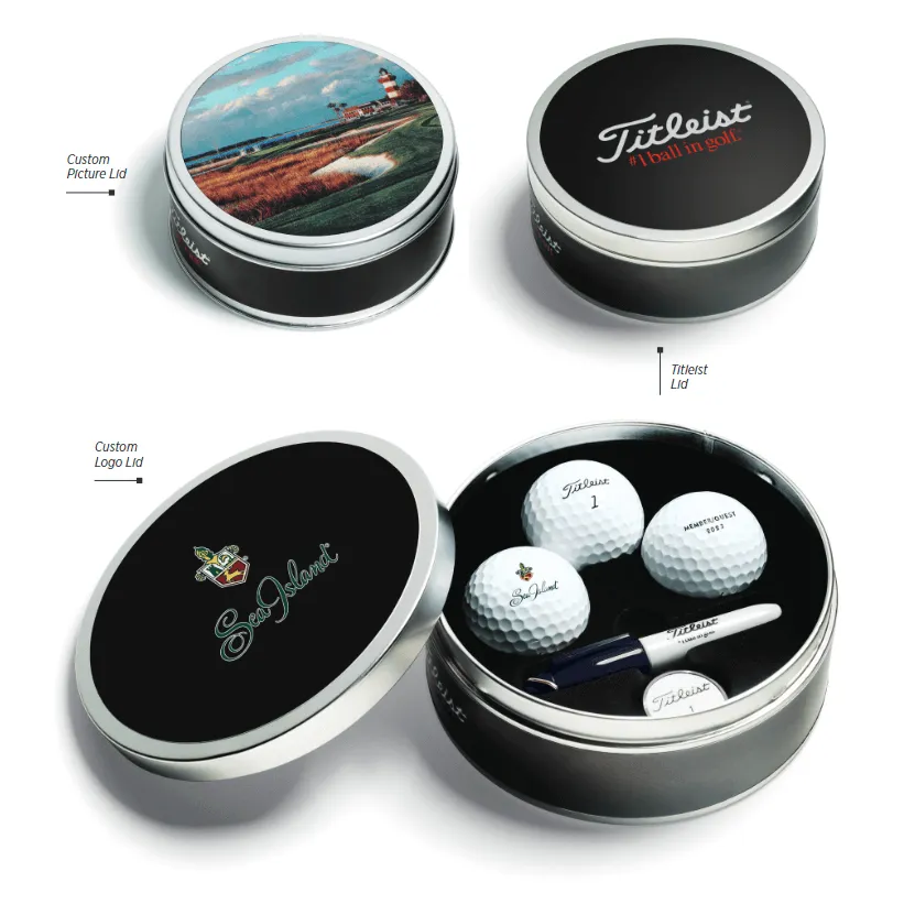Custom Titlest Golve Custom Titleist Logo Golf Balls in Custom Tin - Canadian Pro Shop ...