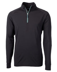 Cutter & Buck Adapt Recycled Soft Knit Stretch Mens Big & Tall Quarter Zip Pullover